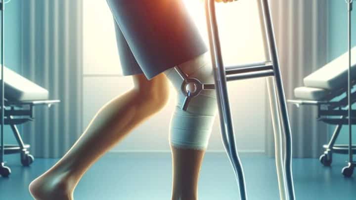 Bezprostredne po operácii môžu byť potrebné barle alebo chodítko na zníženie zaťaženia kolena a zabezpečenie stability pri chôdzi.