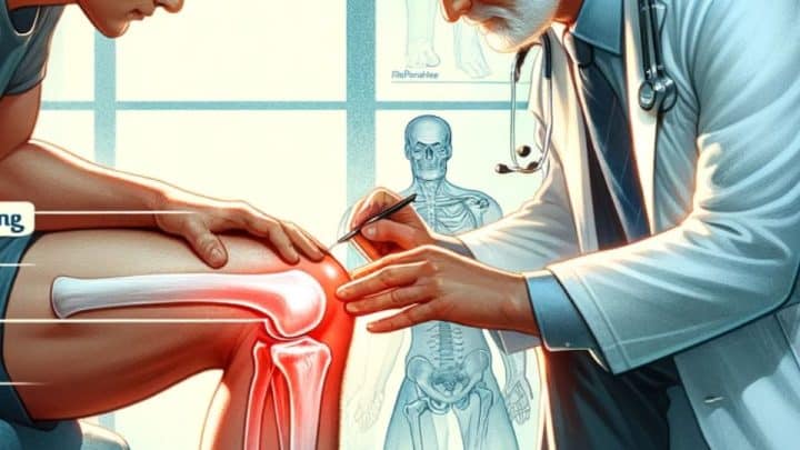 Prvým krokom v diagnostike je dôkladné fyzikálne vyšetrenie kolena, pri ktorom lekár skontroluje opuch, začervenanie, teplotu, rozsah pohybu a stabilitu kolenného kĺbu.