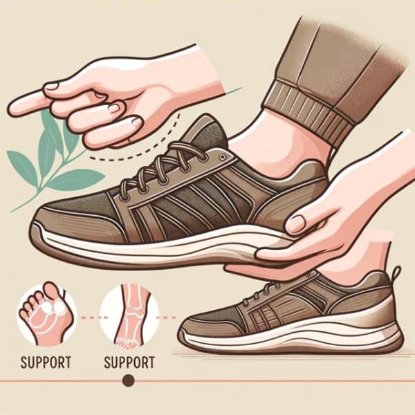 Vyberajte topánky, ktoré sú pohodlné, poskytujú dobrú oporu a majú dostatočný priestor pre prsty.