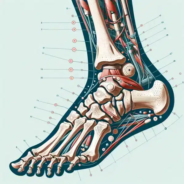 Chodidlo je komplexná štruktúra, ktorá sa skladá z 26 kostí, viac ako 30 kĺbov a množstva svalov, šliach a väzov.