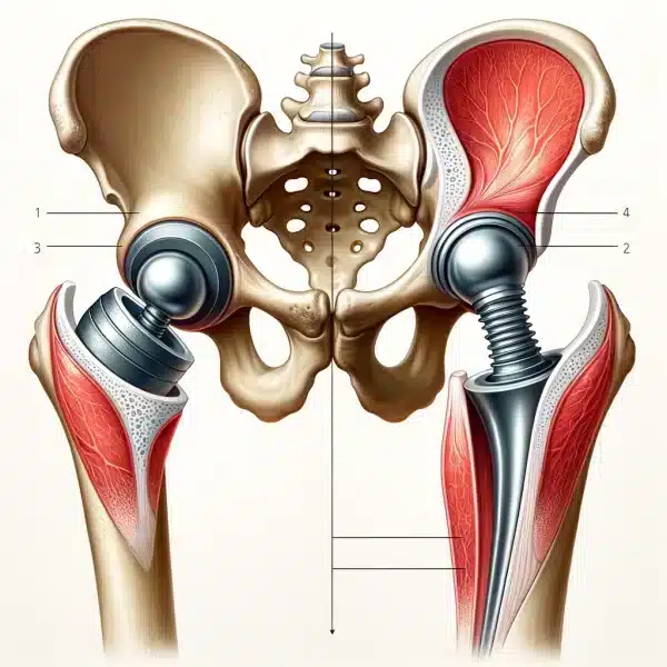 V prípadoch závažného poškodenia kĺbu alebo neúčinnosti iných foriem liečby sa môže vykonať celková náhrada kĺbu.